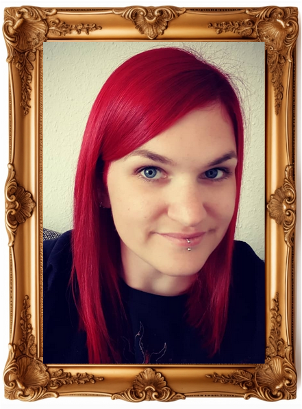 Portrait im goldenen Rahmen